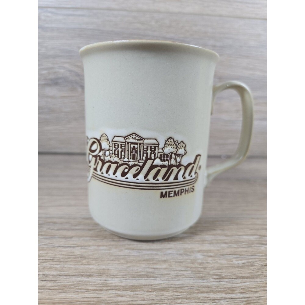 Graceland Memphis Elvis Presley Engraved Collectors Souvenir Mug Gift Tennesse